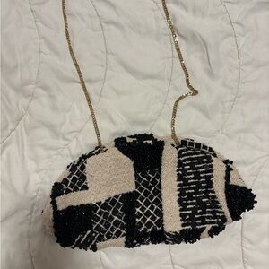 Never used, beaded detail purse